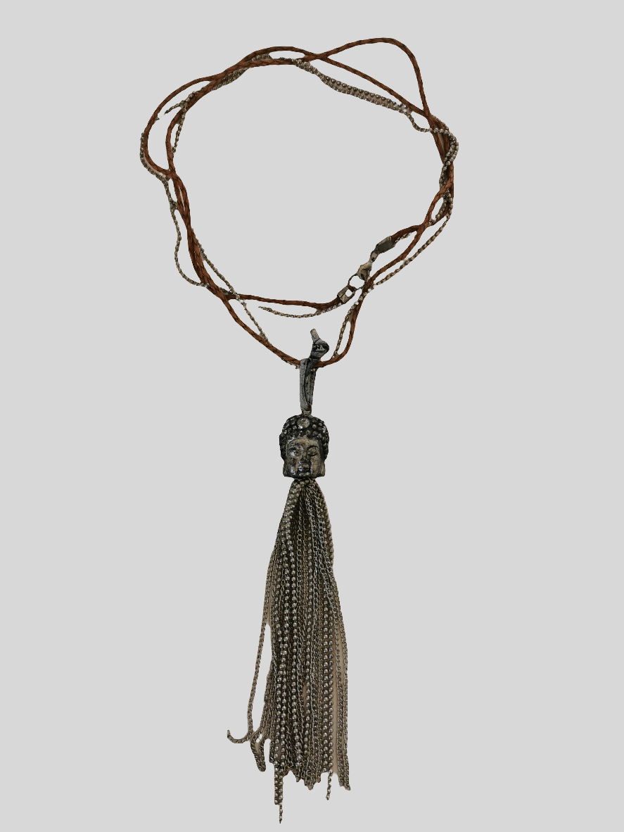 Buddha halskæde 88 cm