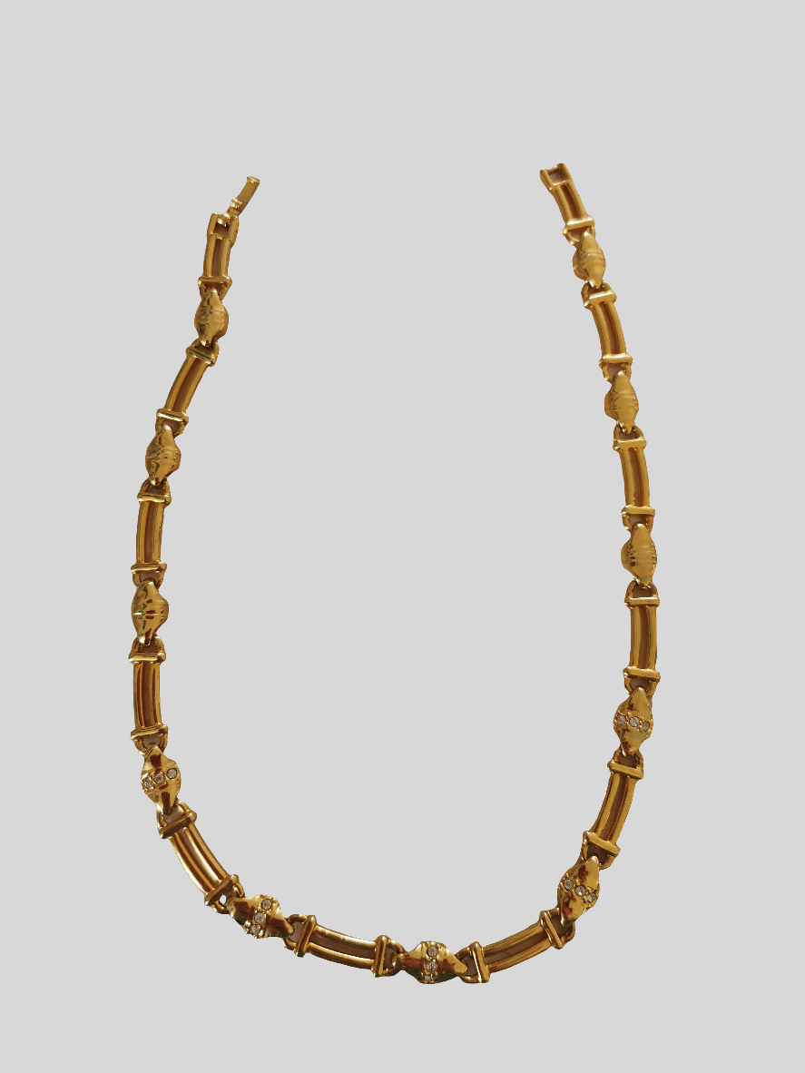 "Guld" halskæde 42 cm