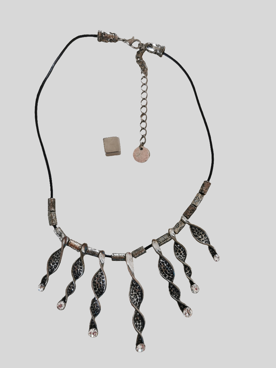 Sølv halskæde 38+8 cm