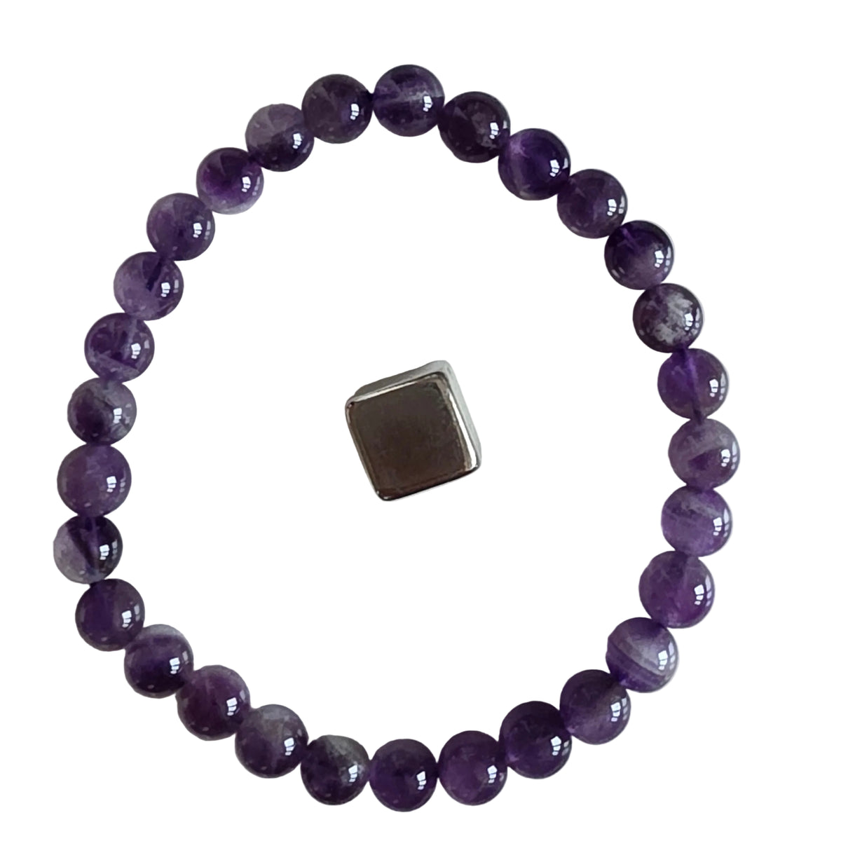Armbånd Ametyst mørk