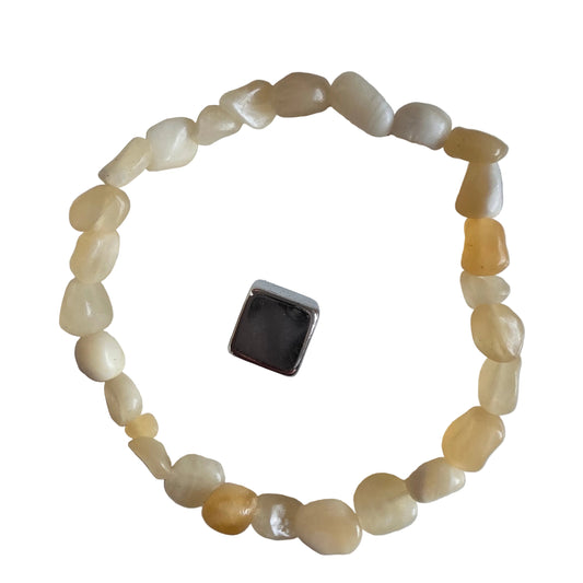 Armbånd Calcit Gul