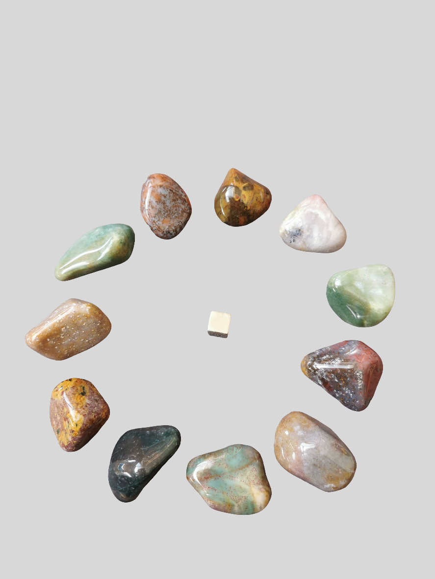 Heliotrop krystal med stærk beskyttende og groundende energi.