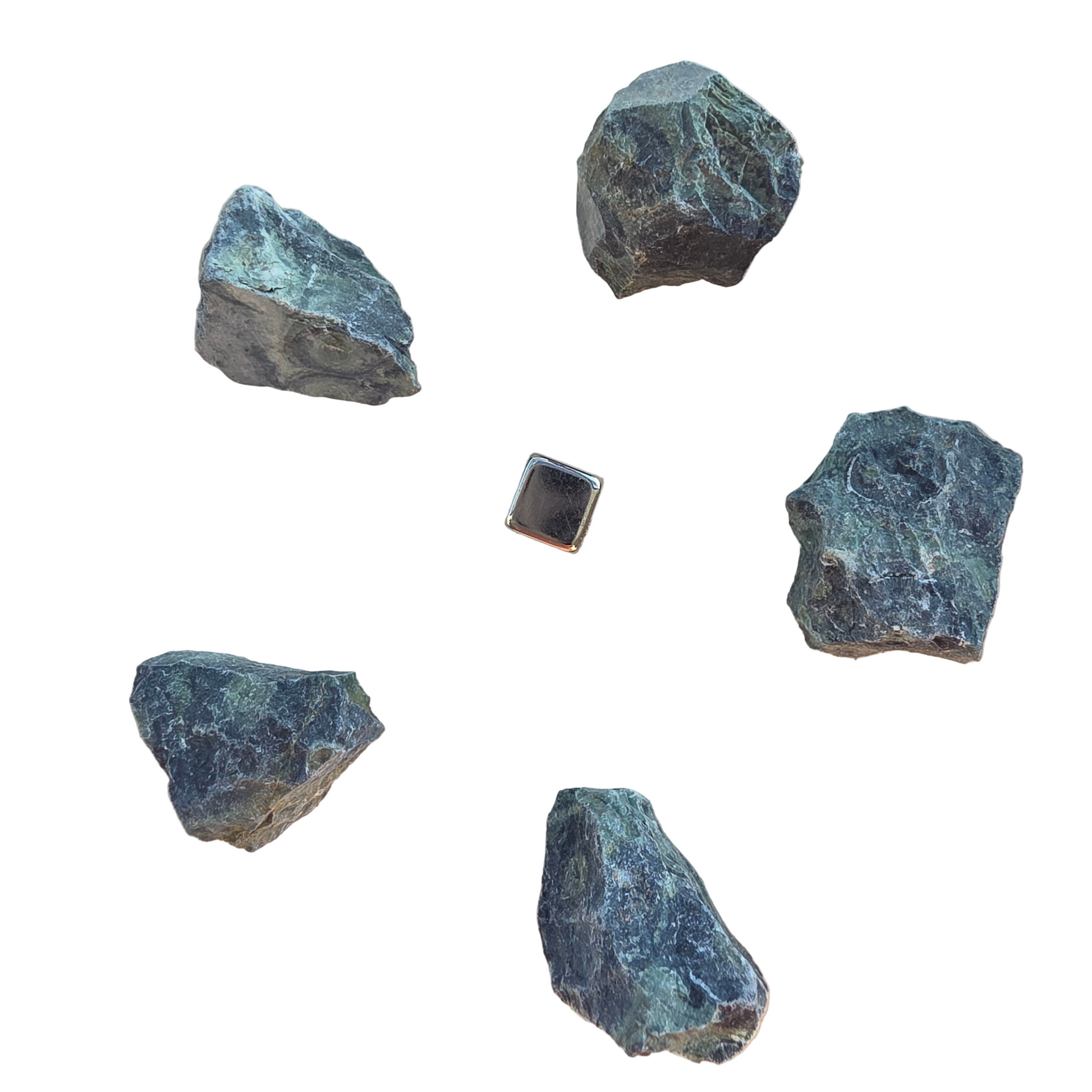 Kambaba Jaspis krystal – grøn sten til meditation, indre ro og yin-yang balance