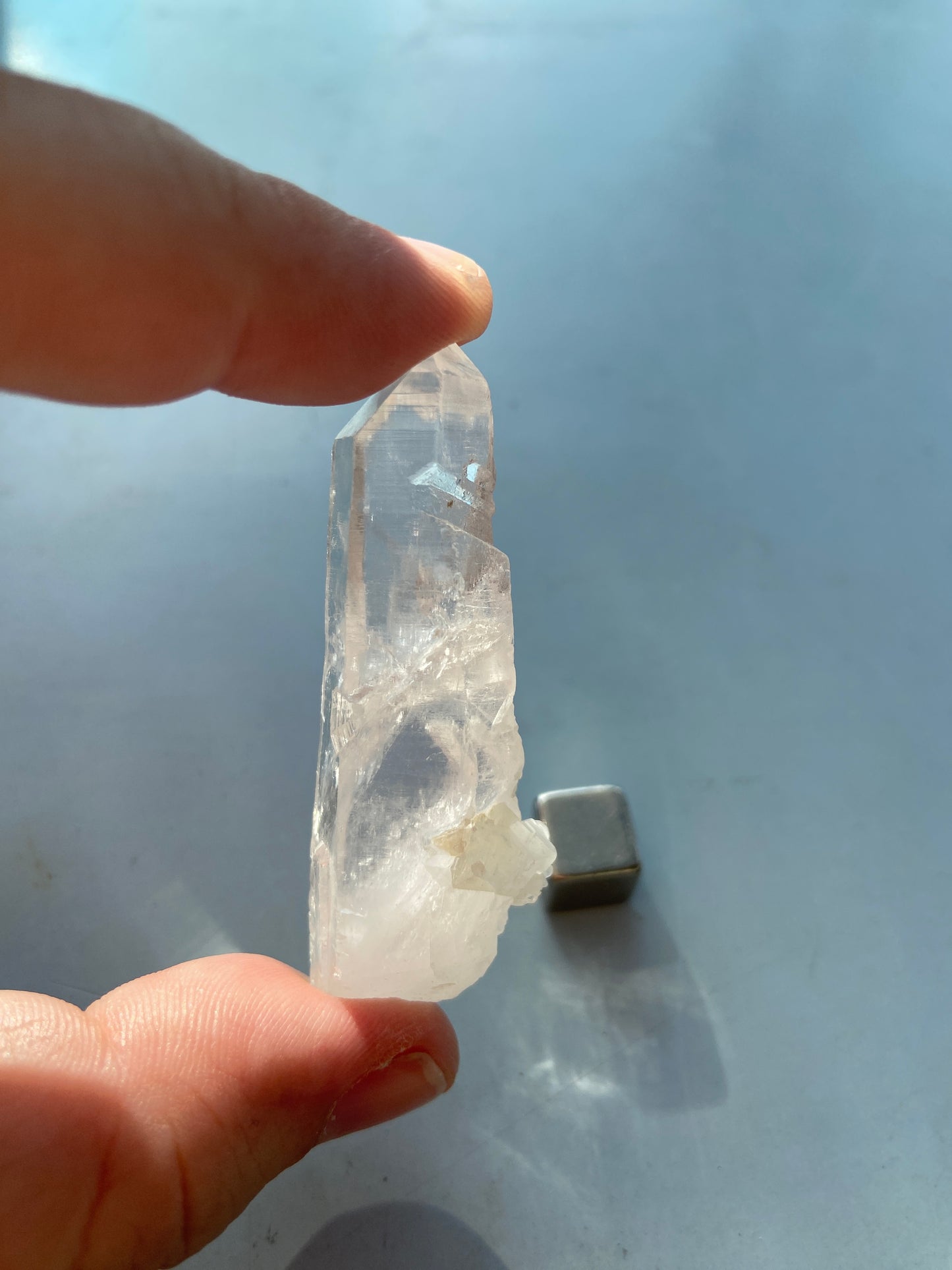 Lemurian Quartz – med kodede lysbeskeder og karakteristiske striber.