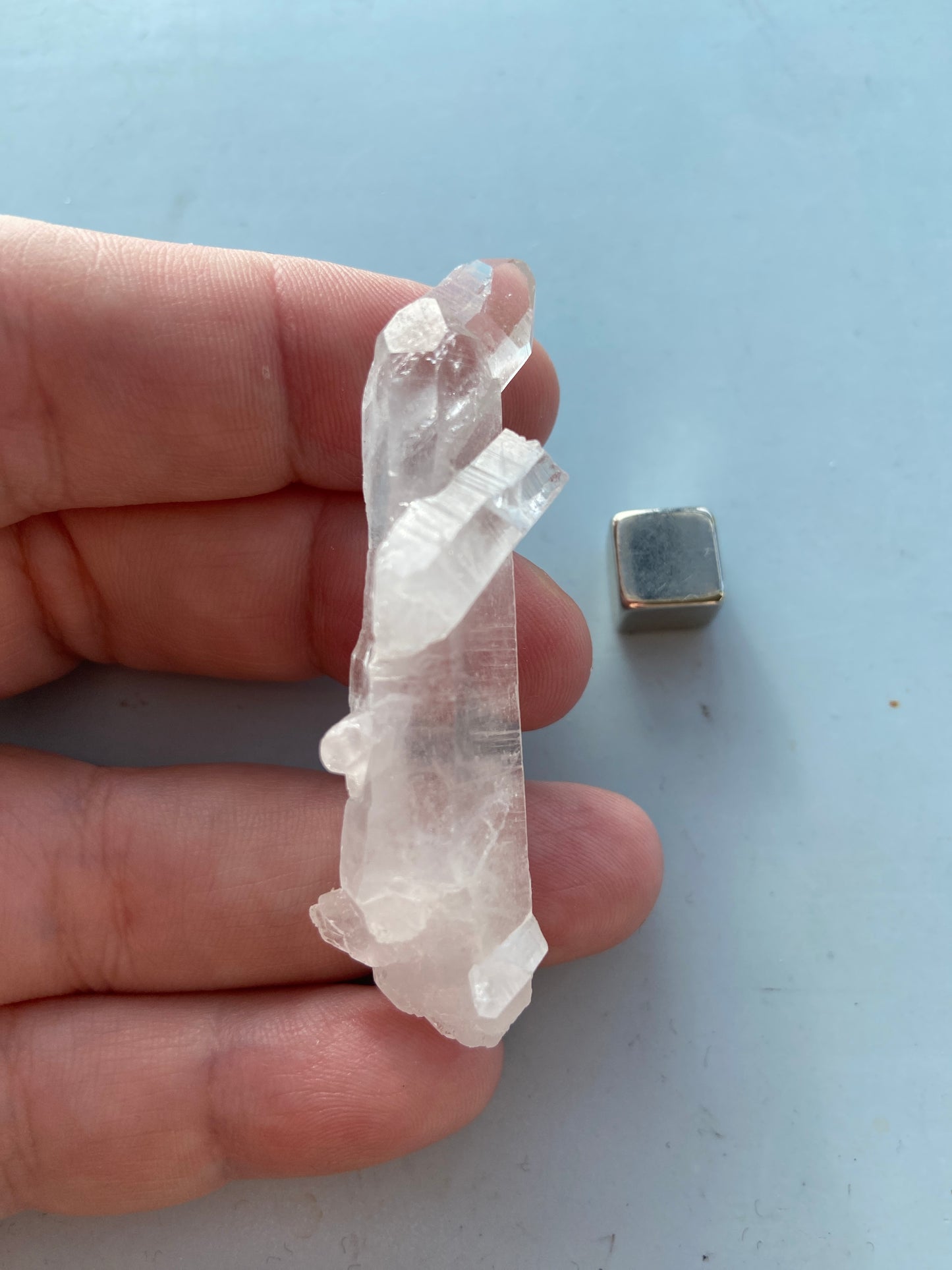 Lemurian Quartz – stribet krystal ideel til dyb meditation og healing.