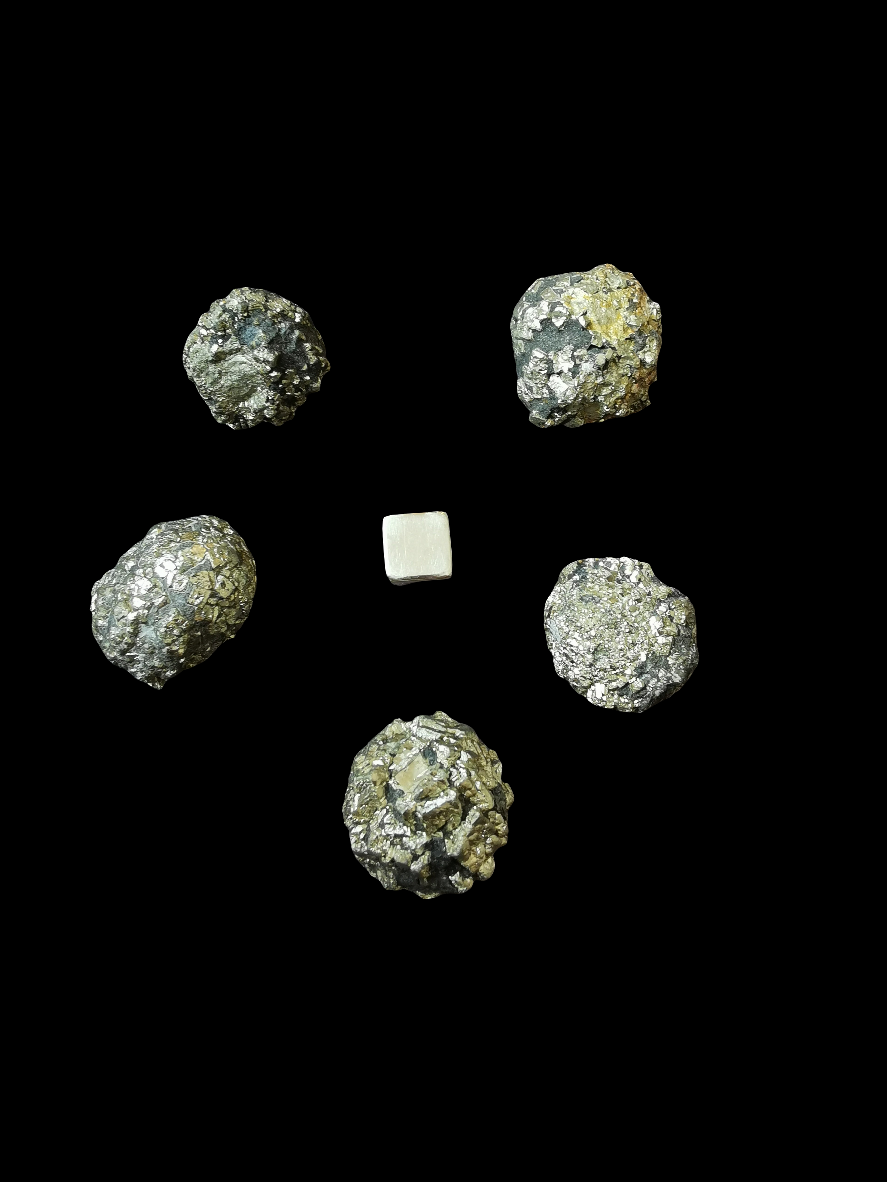 Pyrit krystal der giver energi, robusthed og handlekraft.