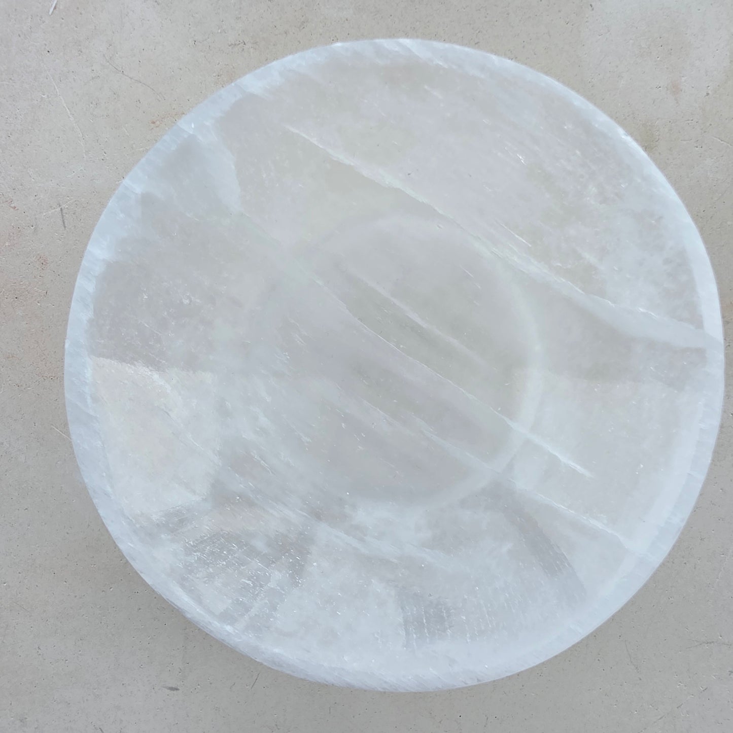 Selenit skål 9,5 cm i diameter