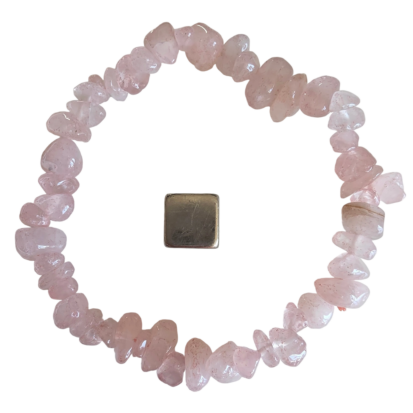 Rosakvarts armbånd