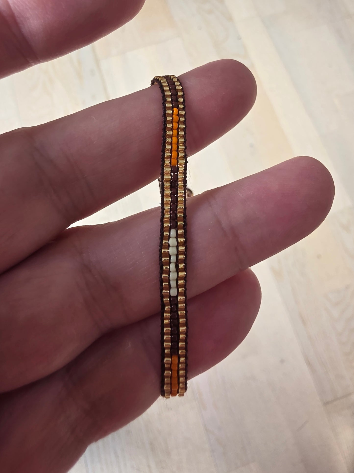 Miyuki Perlearmbånd justerbart