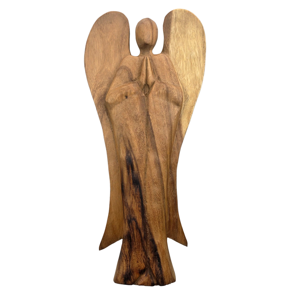 Engel i træ - 45 cm
