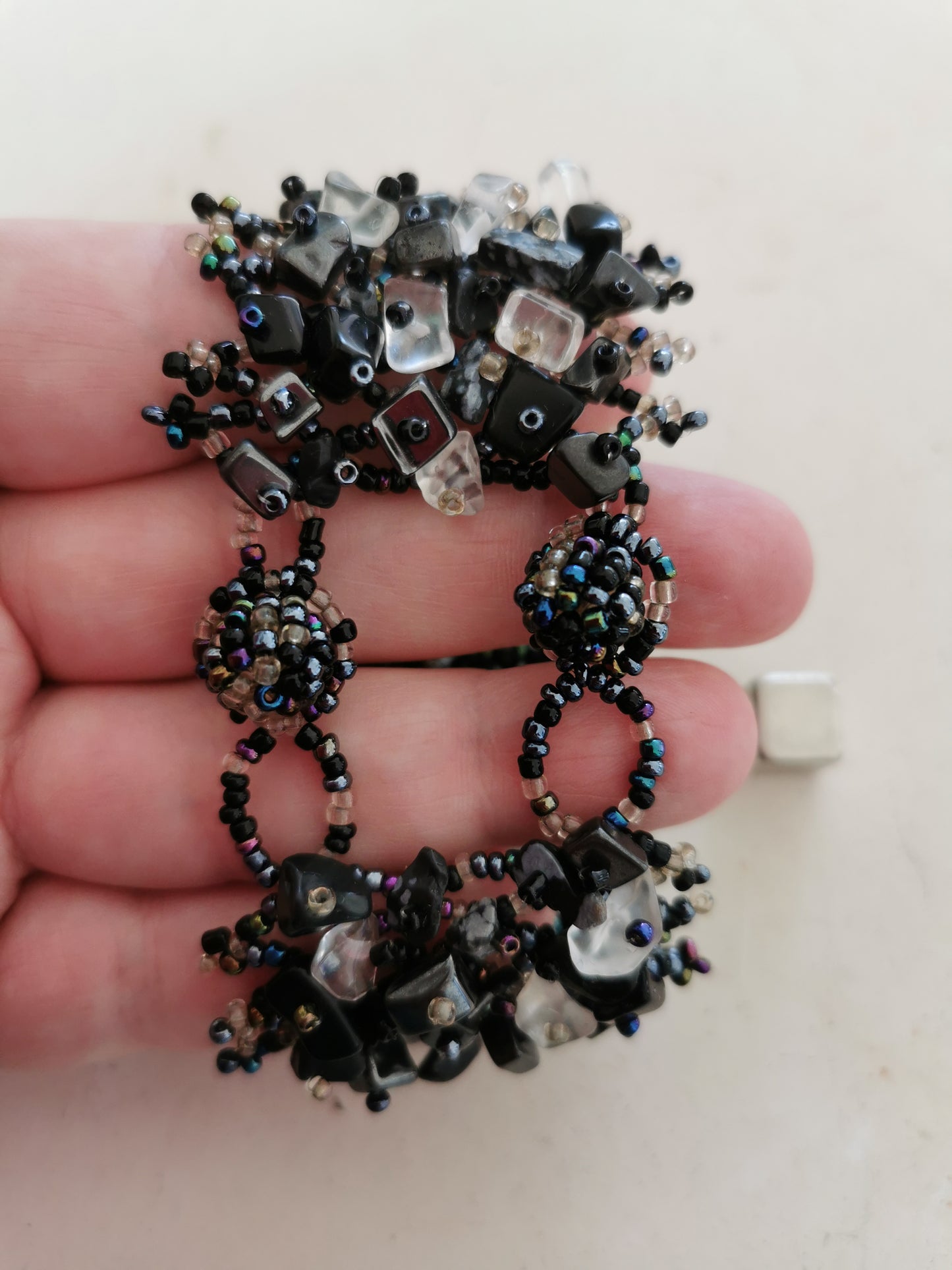 Krystal armbånd 19-20 cm