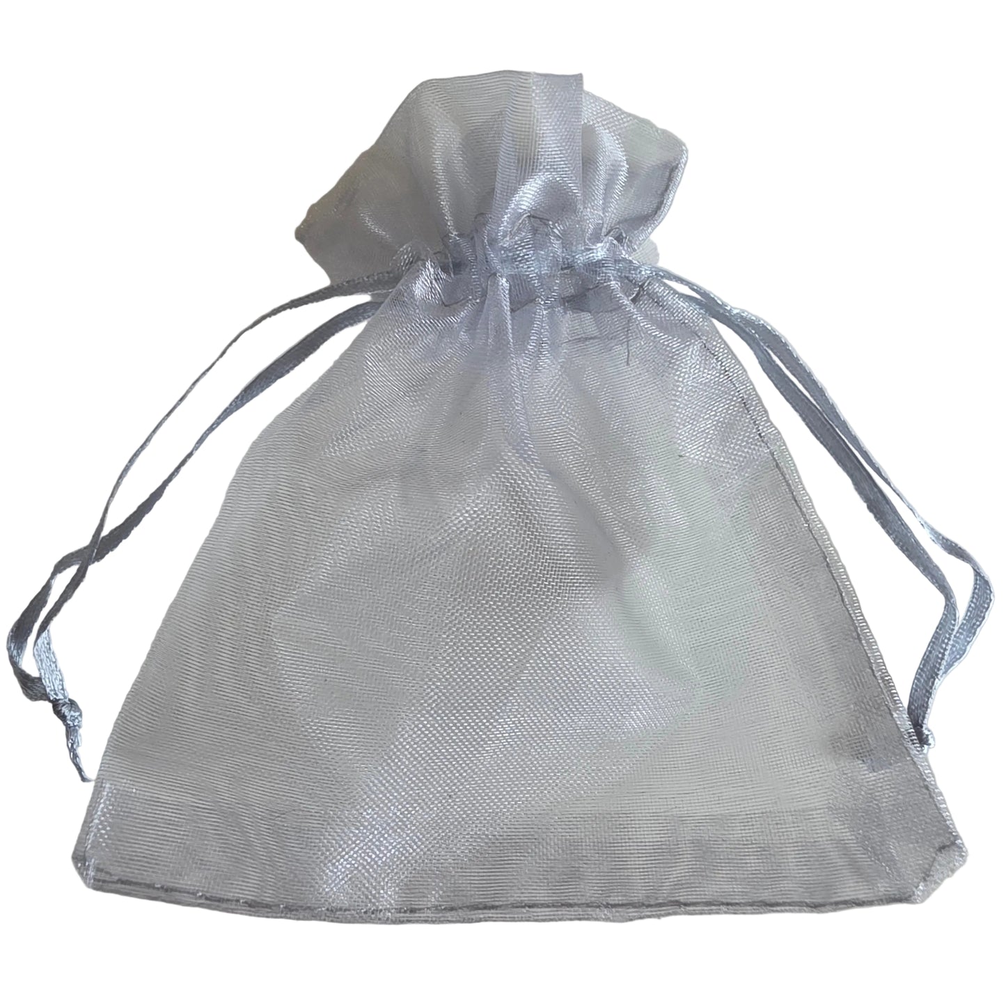 Pose organza sølv 10×15 cm