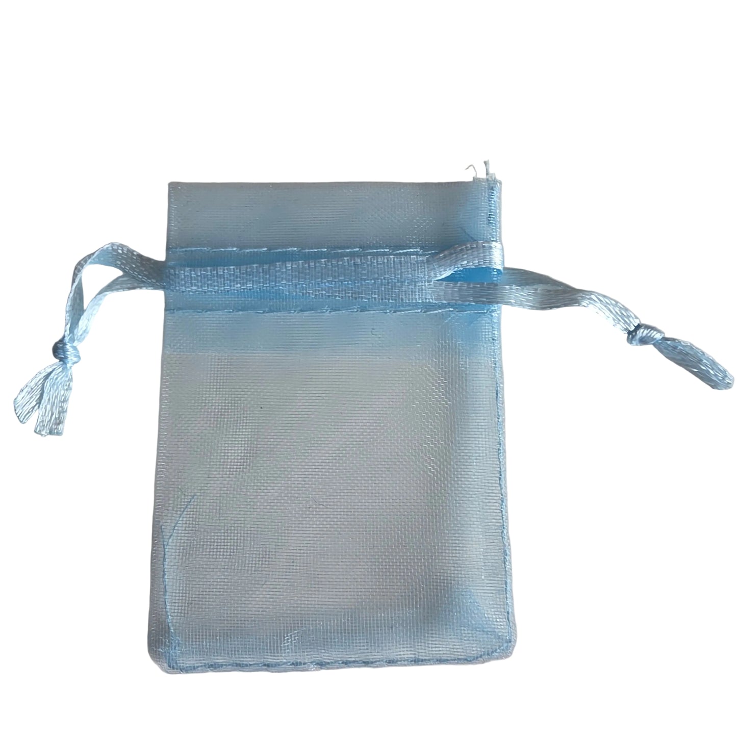 Pose organza lyseblå 5x7 cm