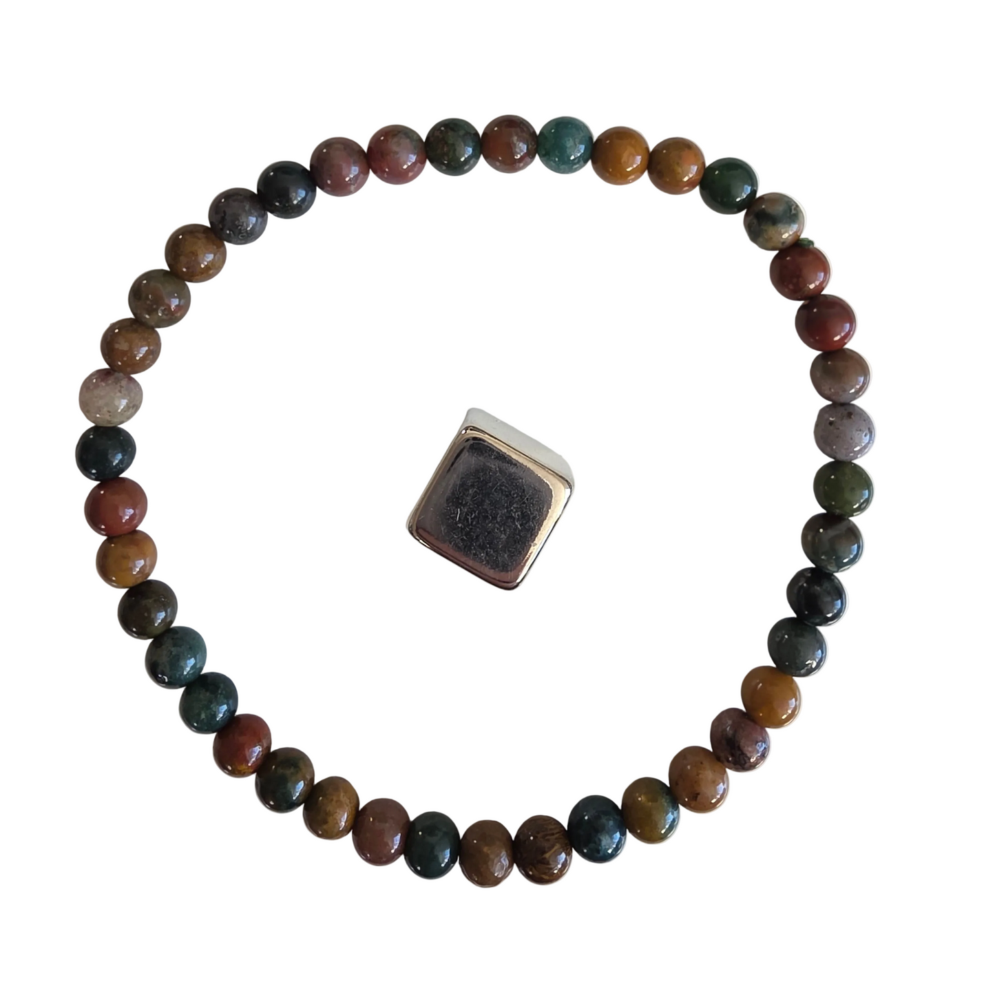 Armbånd Jaspis hav 4mm