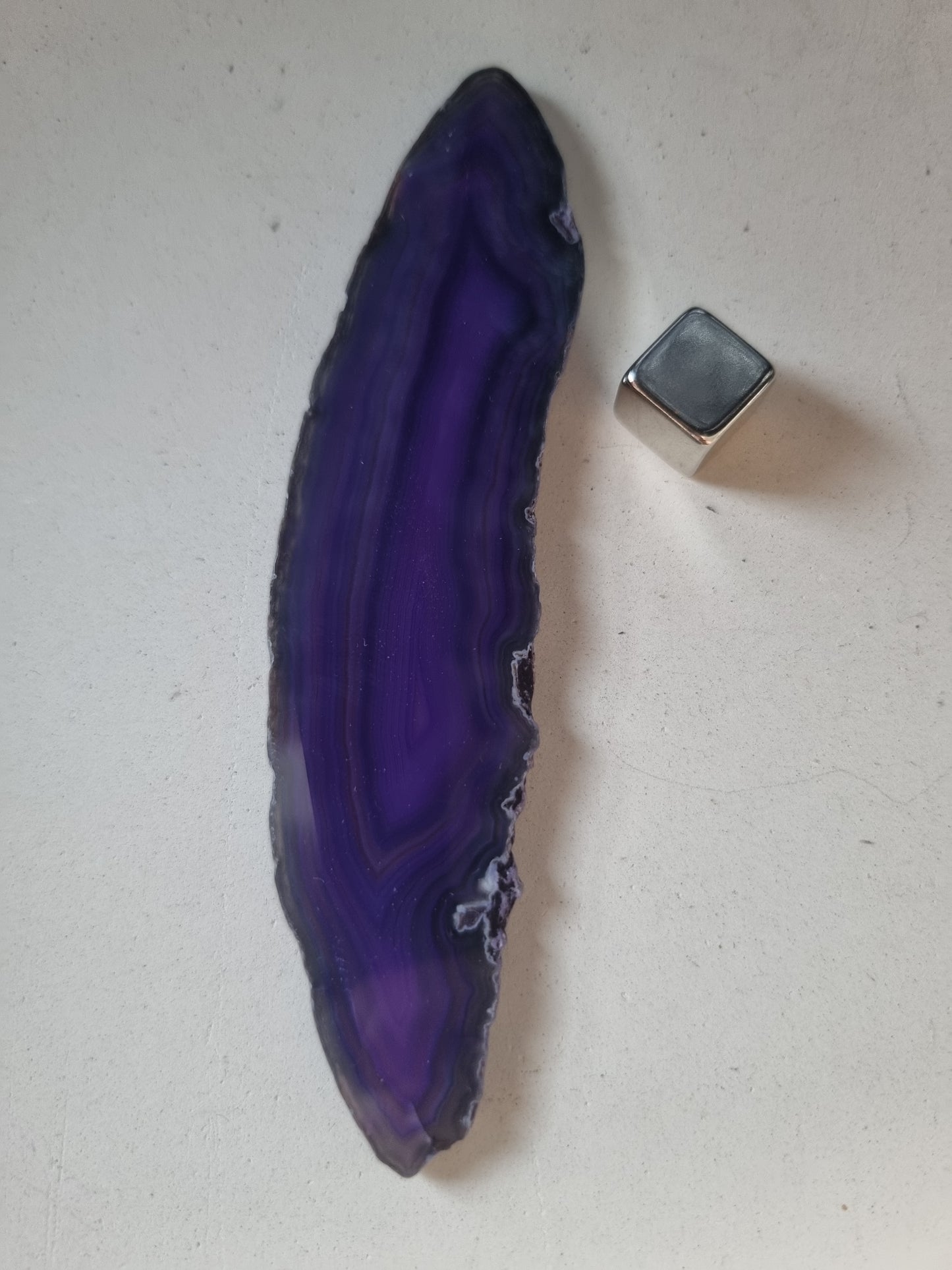 Agat Geode Lilla Skive