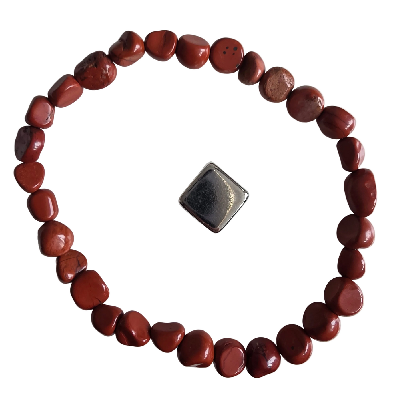 Armbånd Jaspis rød