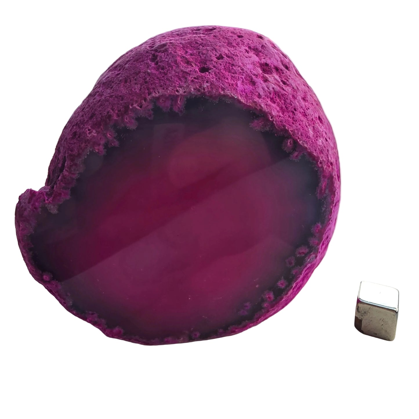 Agat Geode Pink