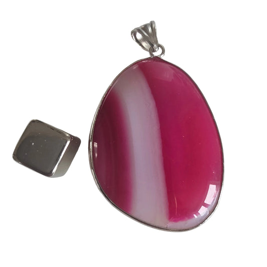 Agat Pink Vedhæng