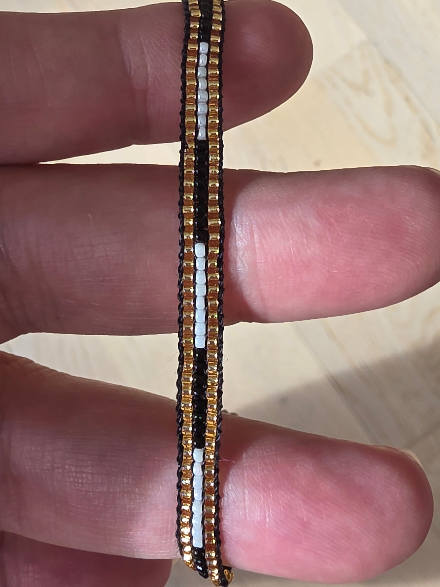 Miyuki Perlearmbånd justerbart