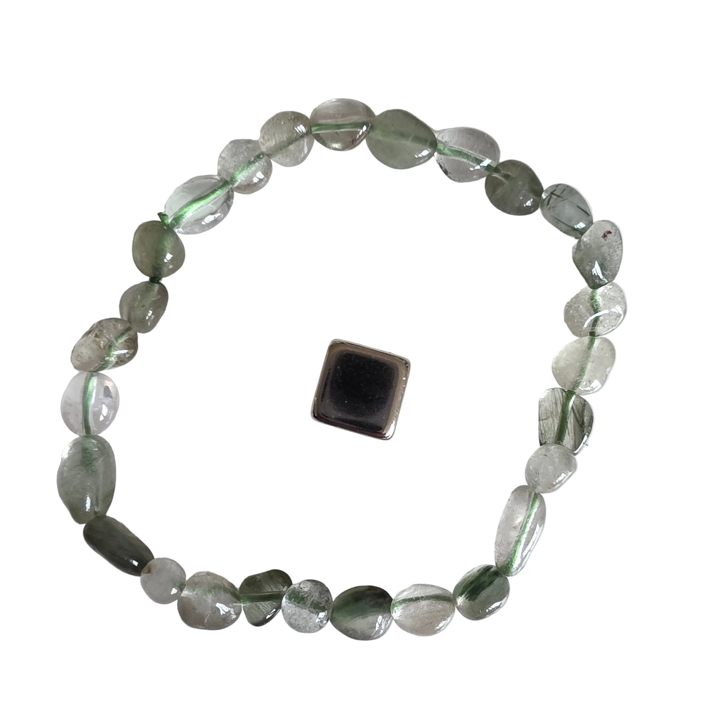 Armbånd fantomkvarts nuggets