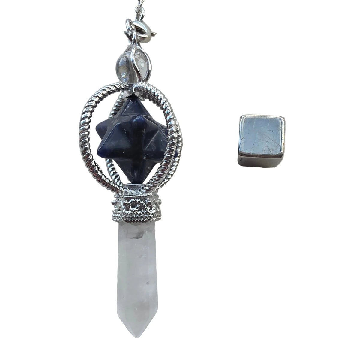 Lapis Lazuli/bjergkrystal pendul