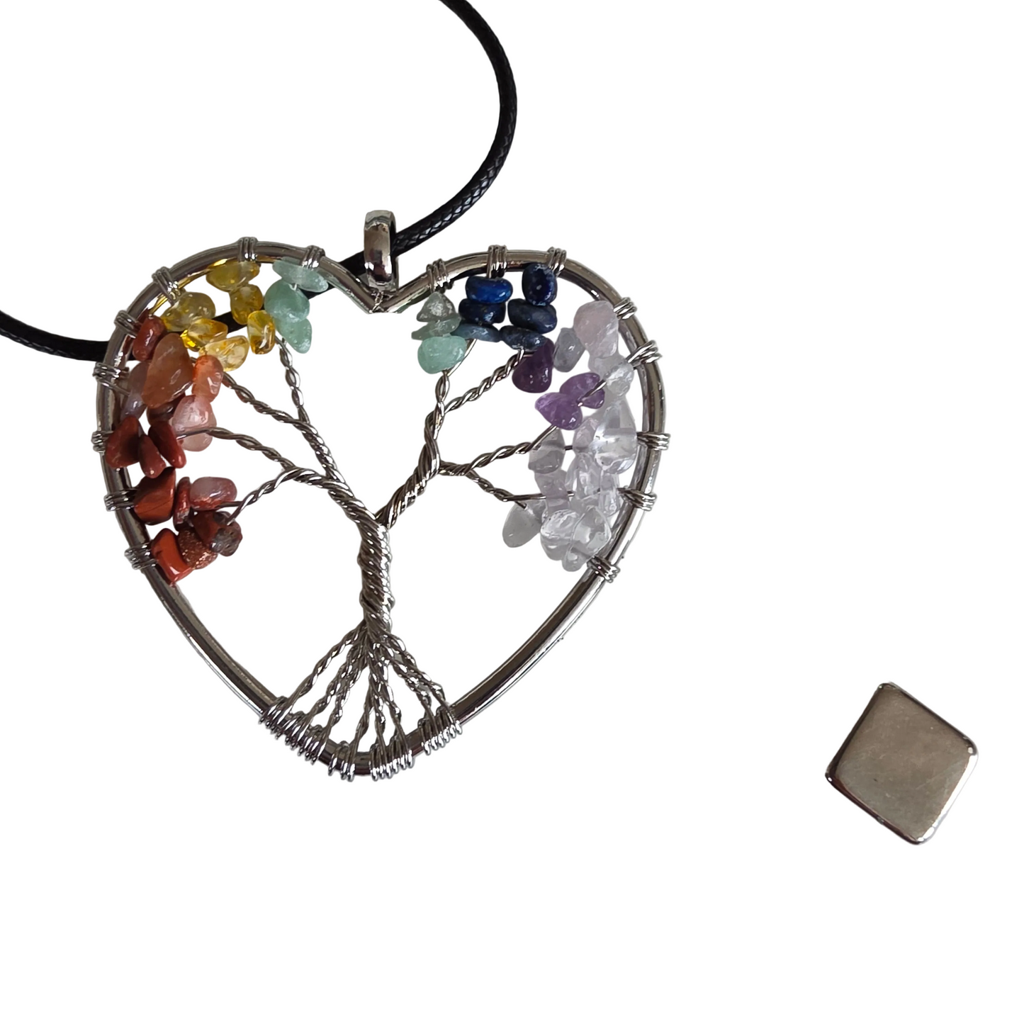 Livets Træ vedhæng - Chakra farver