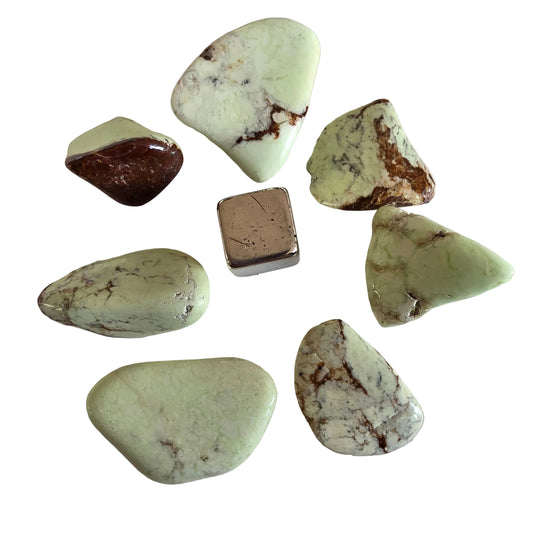 Chrysopras Citron 20 gram storkøb