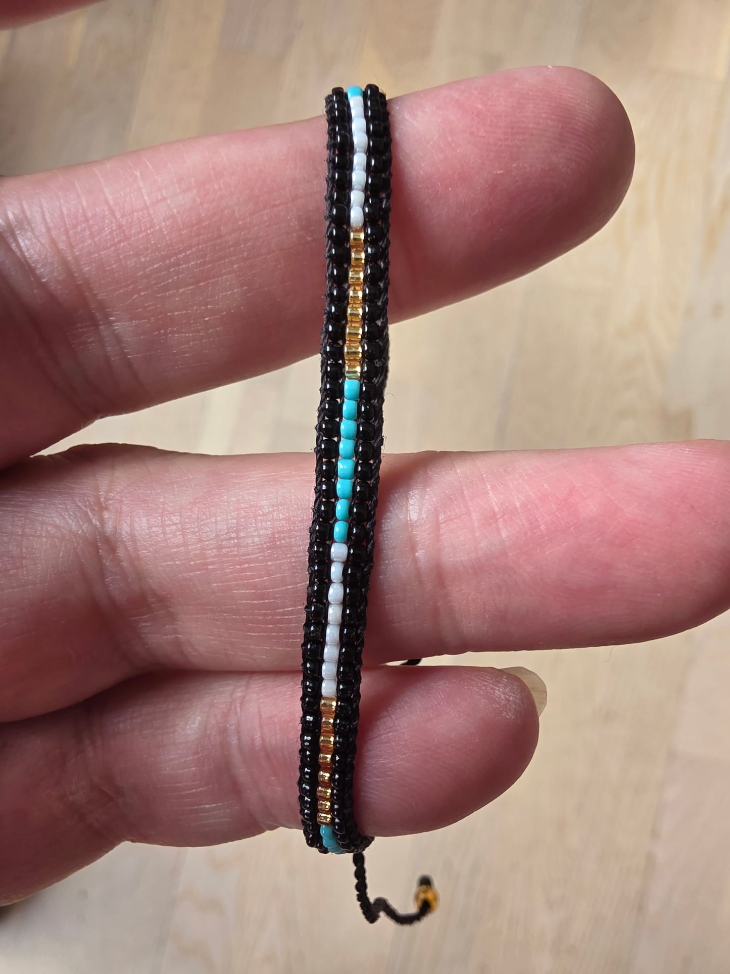 Miyuki Perlearmbånd justerbart