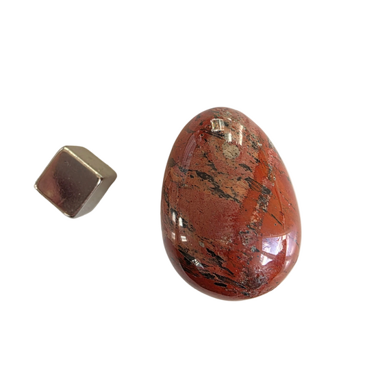 Jaspis rød æg