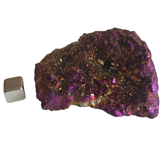 Regnbue calcit Geode