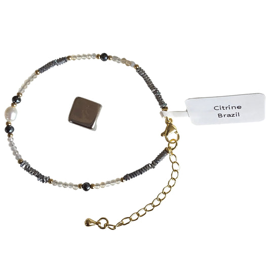 Armbånd Citrin