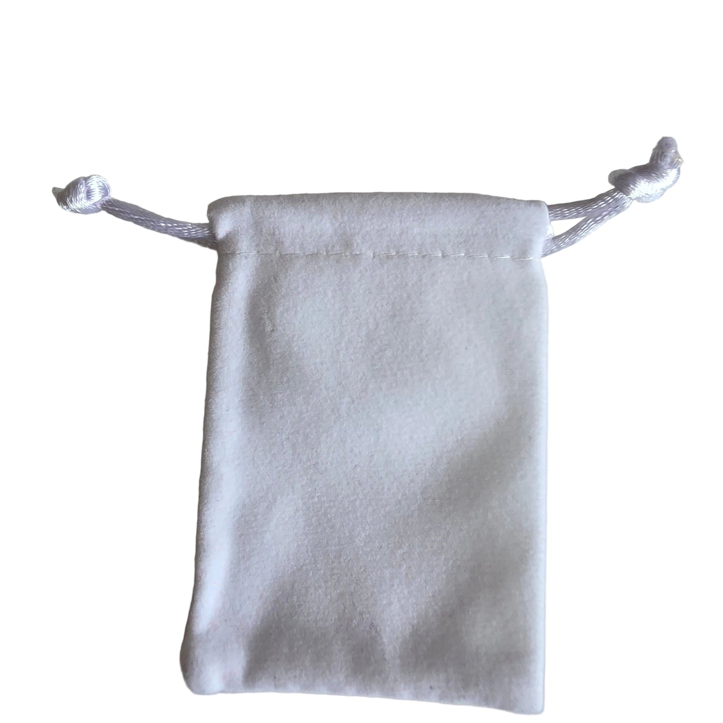 Pose hvid velour 5x7 cm