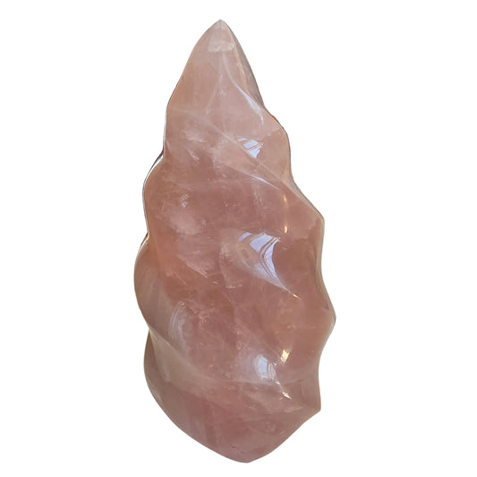 Rosakvarts flamme 932 gram