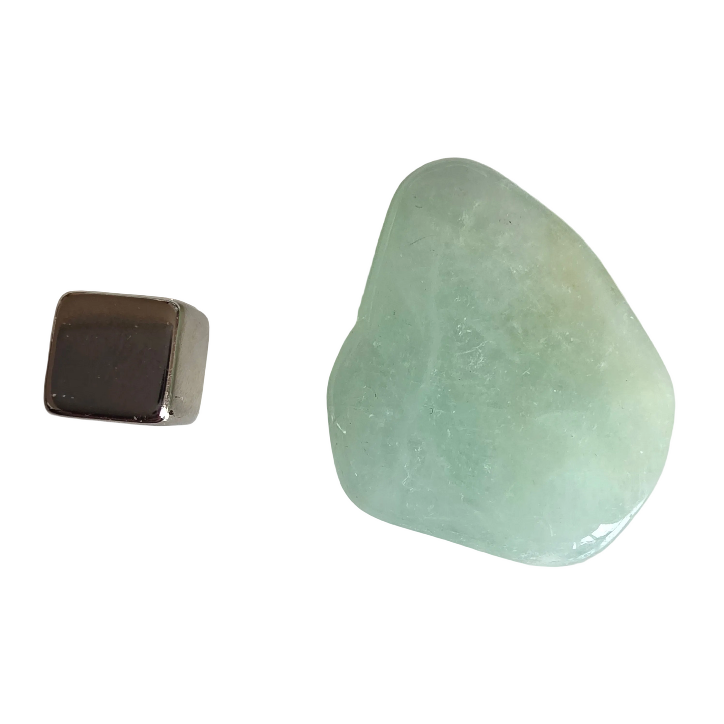 Akvamarin Lyseblå flad