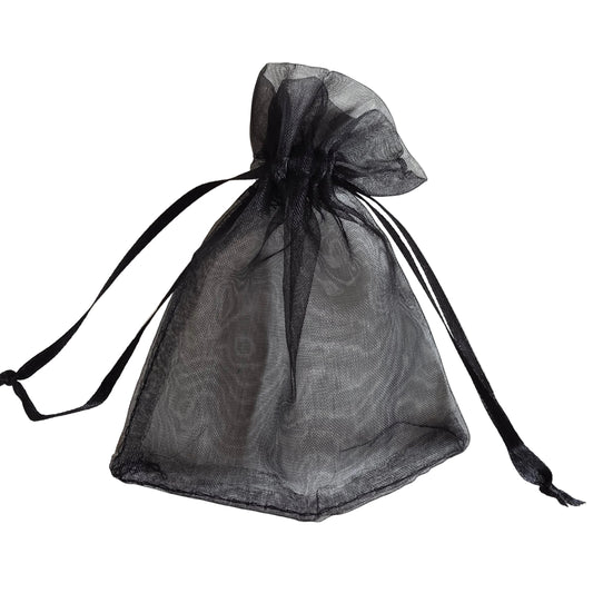 Pose organza sort 10×15 cm