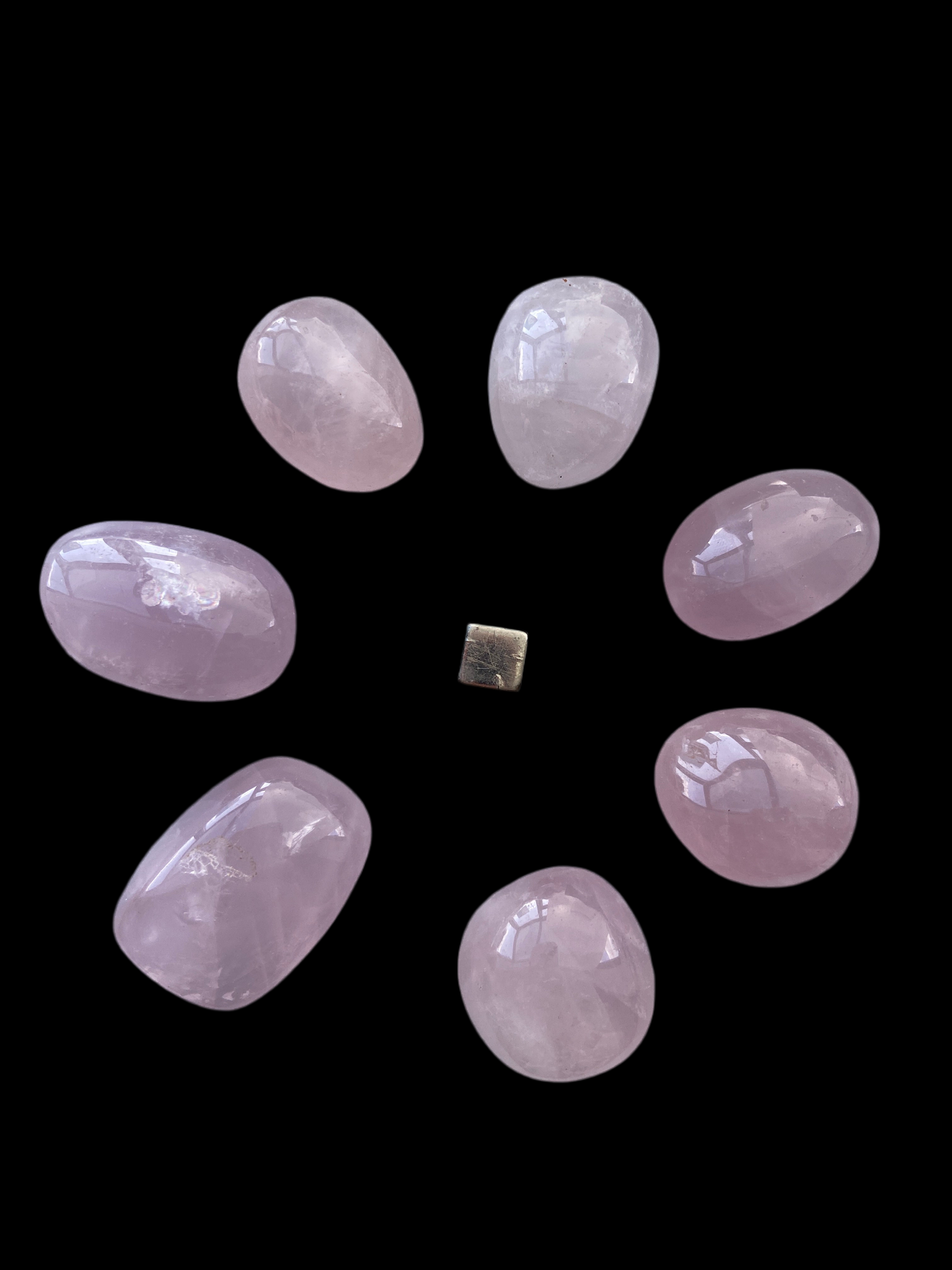 Rosakvarts – støtter selvkærlighed, selvaccept og følelsesmæssig healing.