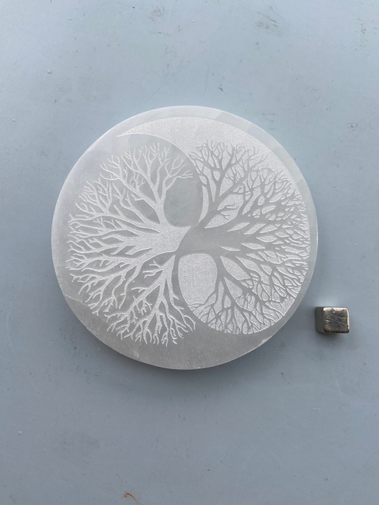 Selenit krystal med høj vibration og englebevidsthed.