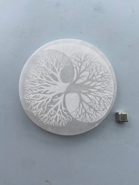 Selenit krystal med høj vibration og englebevidsthed.