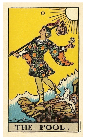 Smith-Waite tarotkort sæt med autentisk vintage-look fra 1909.