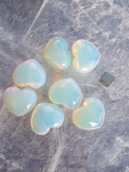 Opalite heart