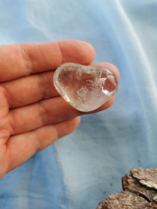 Rock crystal Heart Raw