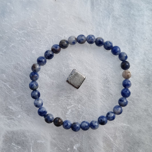 Armbånd  kvarts blå