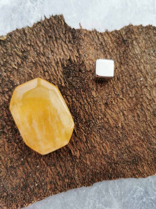 Calcite Gold Faceted