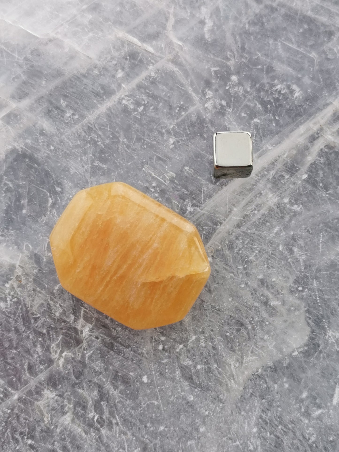 Calcite Gold Faceted