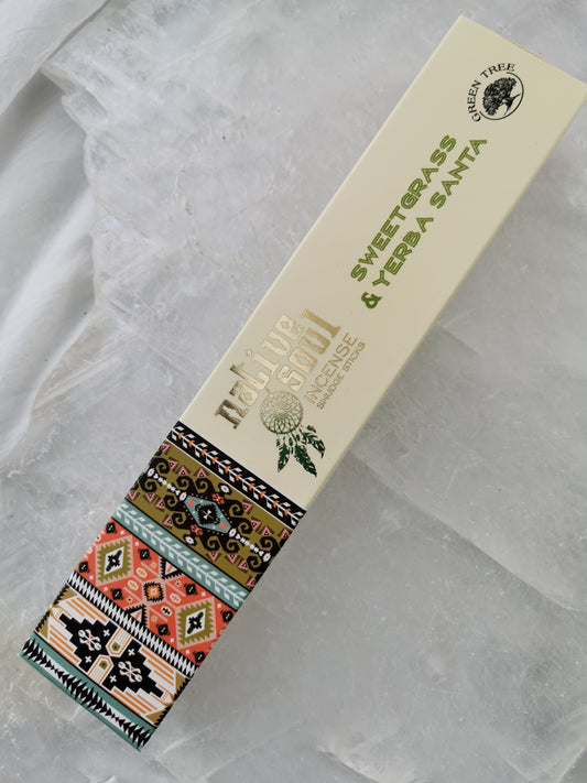 Incense sticks - Native soul incense Sweetgrass &amp; Yerba Santa 