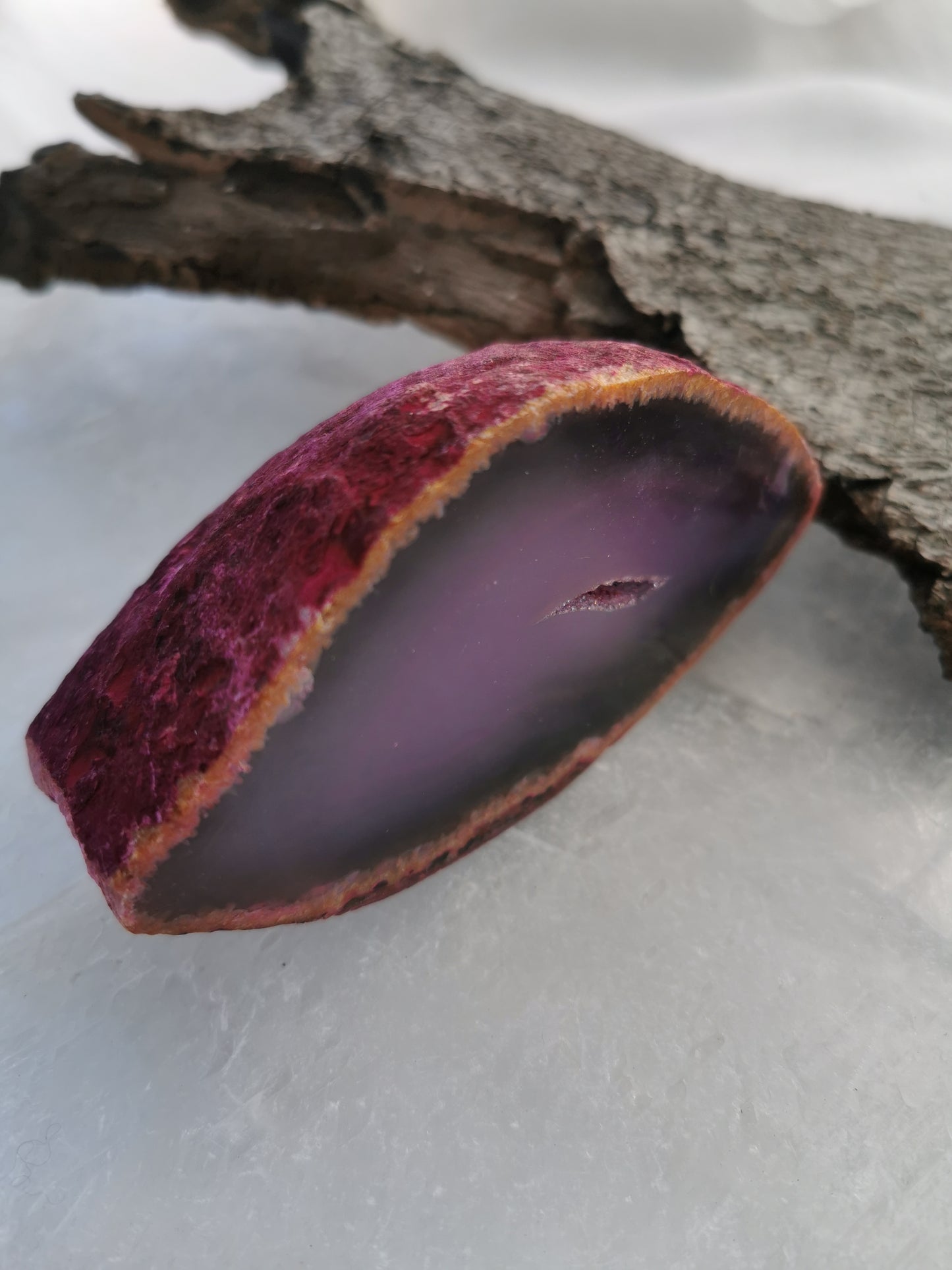 Agat Geode pink