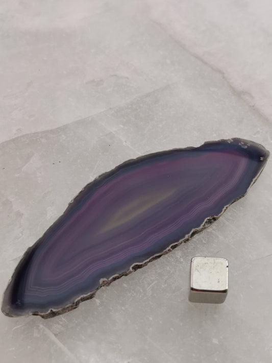 Agate Geode Purple Discs