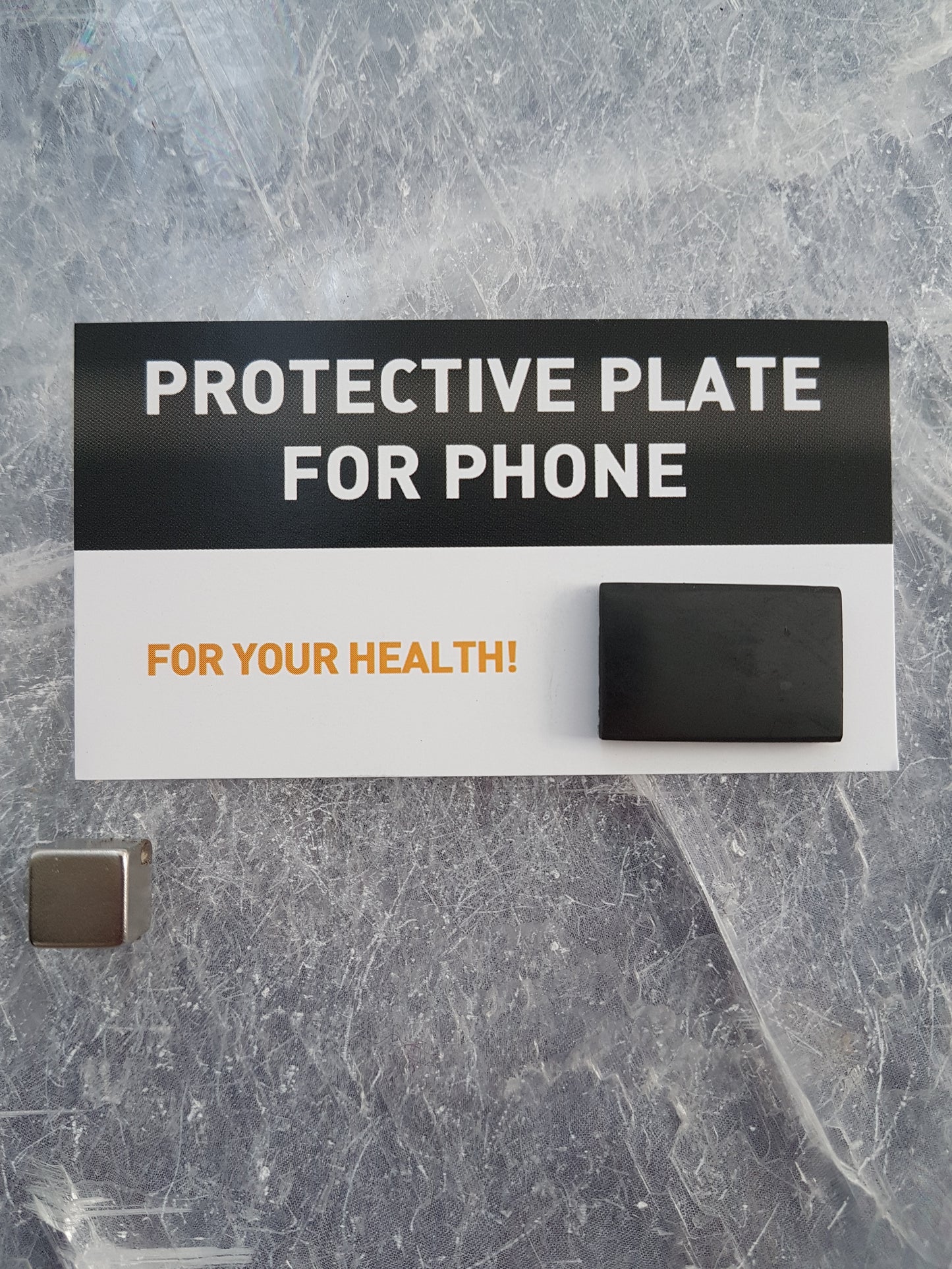Beskyttelse for stråling fra telefoner - Shungit plade