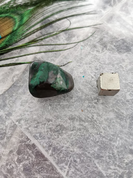 Chrysocolla m/Cyprit