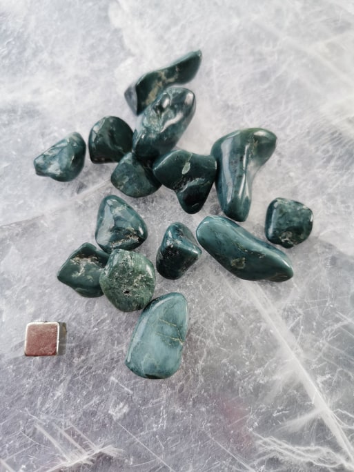 Jade Nefrit Blå